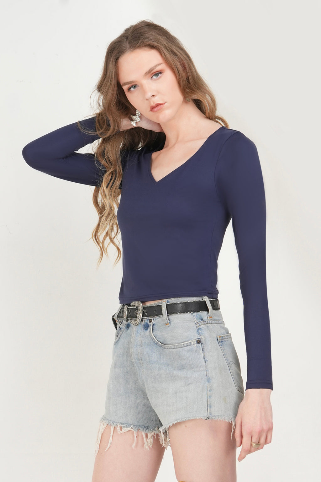 Blue Lowkey Loud Top