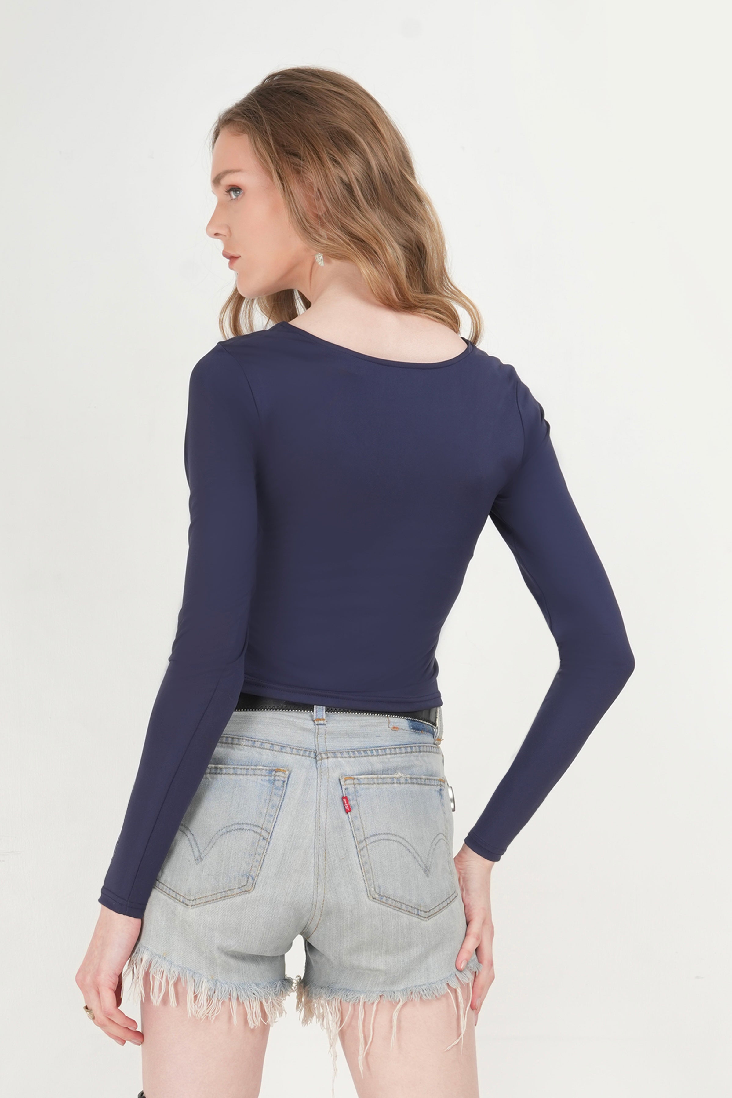 Blue Lowkey Loud Top