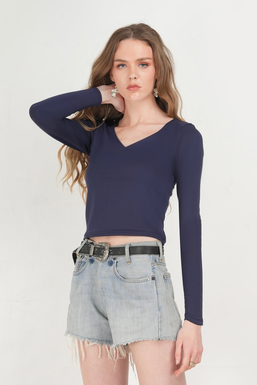 Blue Lowkey Loud Top