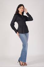 The Cinch Shirt - Black