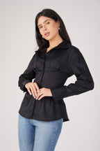 The Cinch Shirt - Black