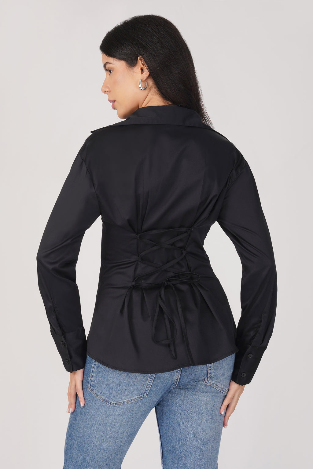 The Cinch Shirt - Black