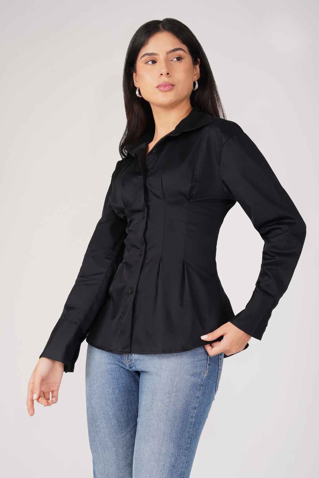 The Cinch Shirt - Black