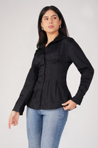 The Cinch Shirt - Black