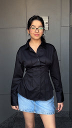 The Cinch Shirt - Black